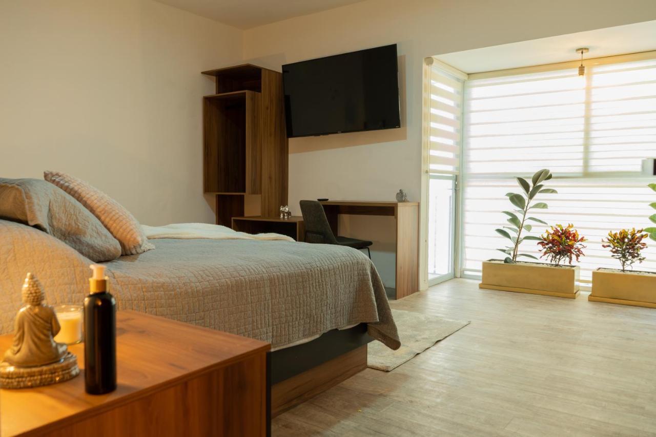 Reforma - Suite 4 De Lujo En Naploes Cama Queen Size Kota Meksiko Bagian luar foto