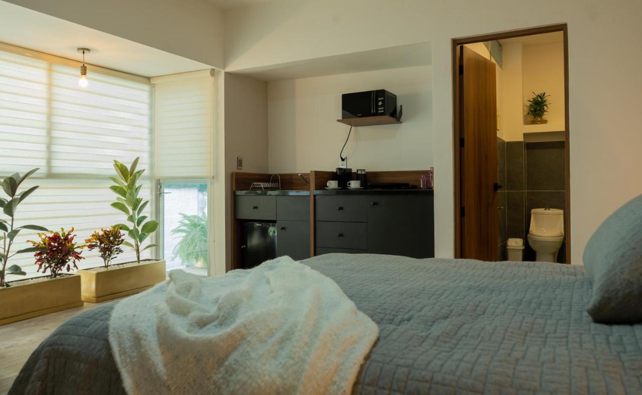 Reforma - Suite 4 De Lujo En Naploes Cama Queen Size Kota Meksiko Bagian luar foto